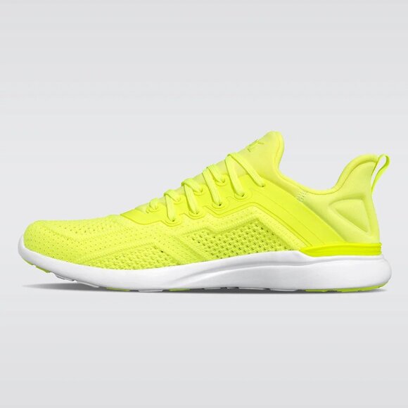 Athletic Propulsion Labs (APL) Men's Techloom Tracer, Energy Yellow/White - Picture 2 of 2